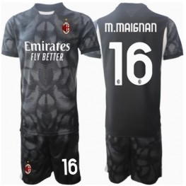 AC Milan Mike Maignan #16 Keeper Thuis tenue Kids 2024-25 Korte Mouw (+ Korte broeken)